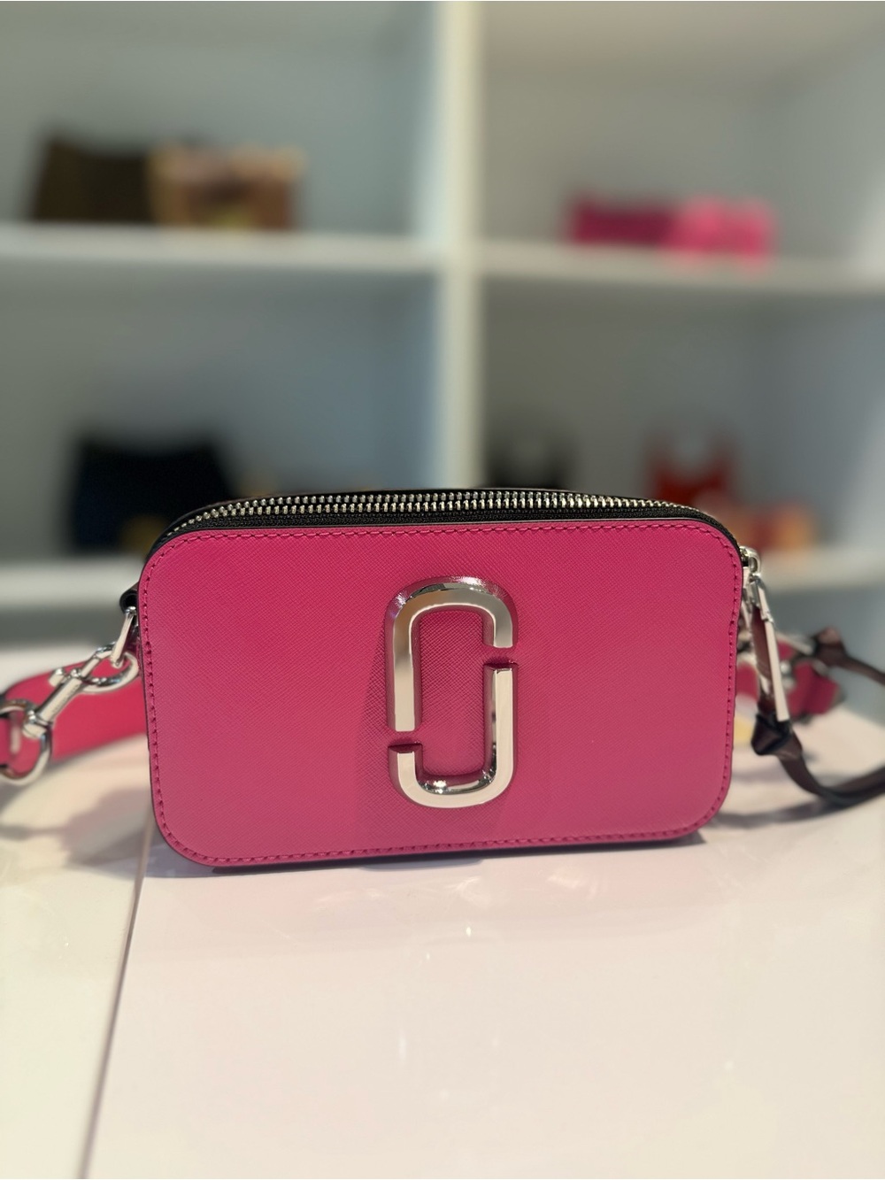 NWT Marc Jacobs studded the snapshot - Margenta multi
